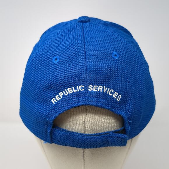 Cintas Strapback Hat Blue One Size Embroidered Logo Republic Services - Picture 6 of 9